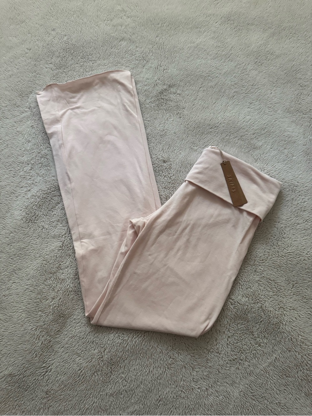 Skims pink foldover pant
